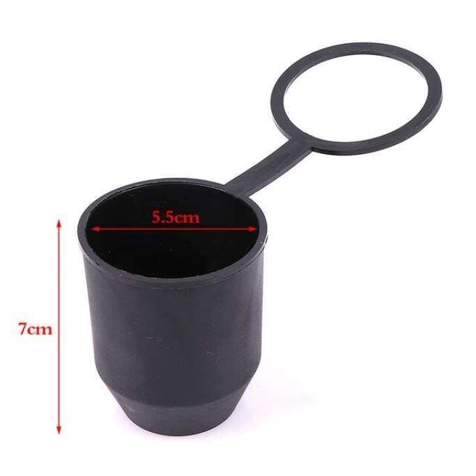 Couvre-boule D'Attelage En Caoutchouc Noir Prasku - Protection 60mm Pour Remorque Et Bar De Remorquage