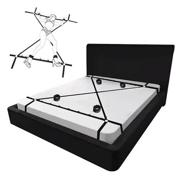 Kit De Contraintes De Lit Bondage Boutique - Pour Jeux Érotiques - Neuf