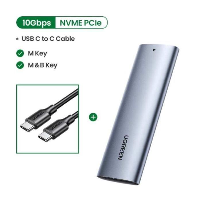 Adaptateur USB-C De Disque Dur 3,5"/2,5" Avec Dock SSD M.2 NVMe - JPF Industries
