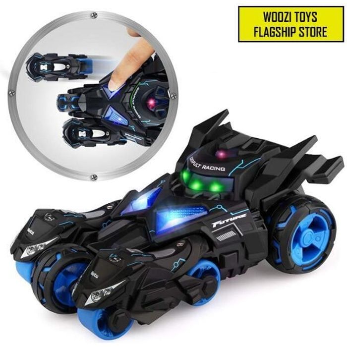 Tirer La Voiture Jouet 3 En 1 Pour Enfants Voiture Avec 2 Motos Catapult Son Et Lumieres Jolie Voiture Remontable Style Batman Je Achat Vente Camion Enfant Cdiscount