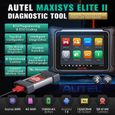 Autel Maxisys Elite II Scanner 2023, Valise Diagnostic Auto, Programmation et Codage J2534, 38+ Services, Test Actif-1