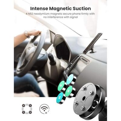 Support De Téléphone Magnétique Universel Pour Voiture, Rotation à 360 °, Aimant De Bain, Support Pour Tableau Prada, Adapté à Tous Les Téléphones