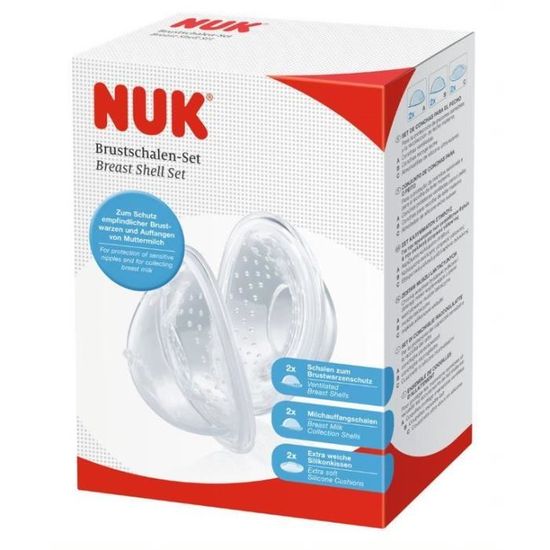 Nuk Lot 2 Coquilles D Allaitement Protectrices 2 En 1 Cdiscount Puericulture Eveil Bebe