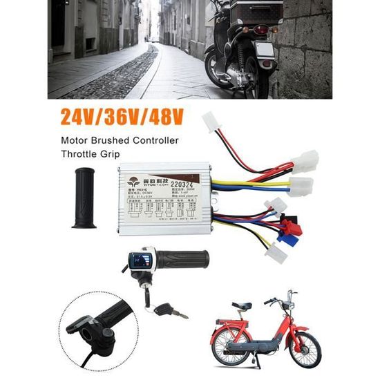 Régulation Vitesse Sans étage HUJ 48v 1000w Un Contrôleur De Brosse,Pour Scooter électrique LS008 Conversion électrique Scooter Vélo Régulation Vitesse Sans étage HUJ 48v 1000w Un Contrôleur De Brosse,Pour Scooter électrique LS008 Conversion électrique Scooter Vélo