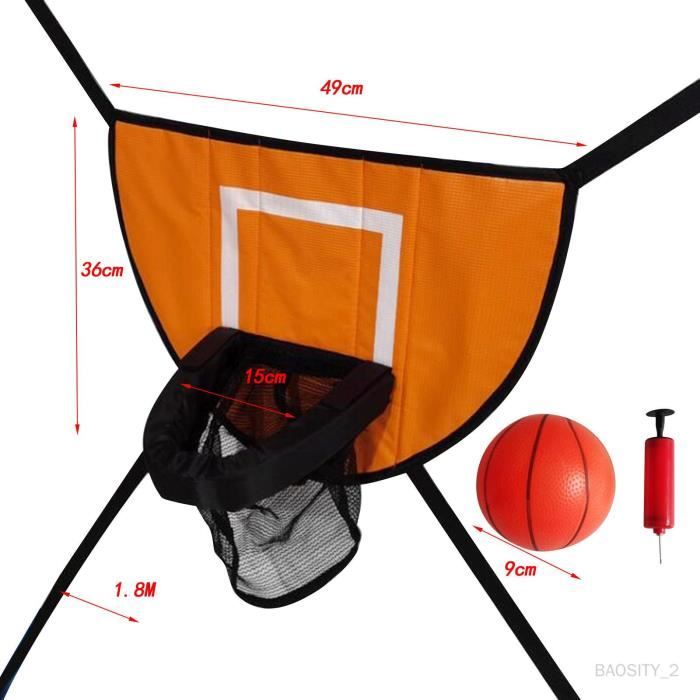 Panier de Basket Paniers de Basket-Ball de Garage avec 2 Ballons de Panier de Basket Paniers de Basket-Ball de Garage avec 2 Ballons de