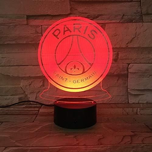 Veilleuse Led Paris Illumination 3D Club De Fc Saint Germain Enfants 1  Football Logo Lampe De Chevet Table De Nuit[u1110] - Cdiscount Puériculture  & Eveil bébé