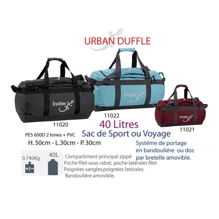 Sacs de sport 40 L sac de voyage 40 L Urban Duffle Freetime