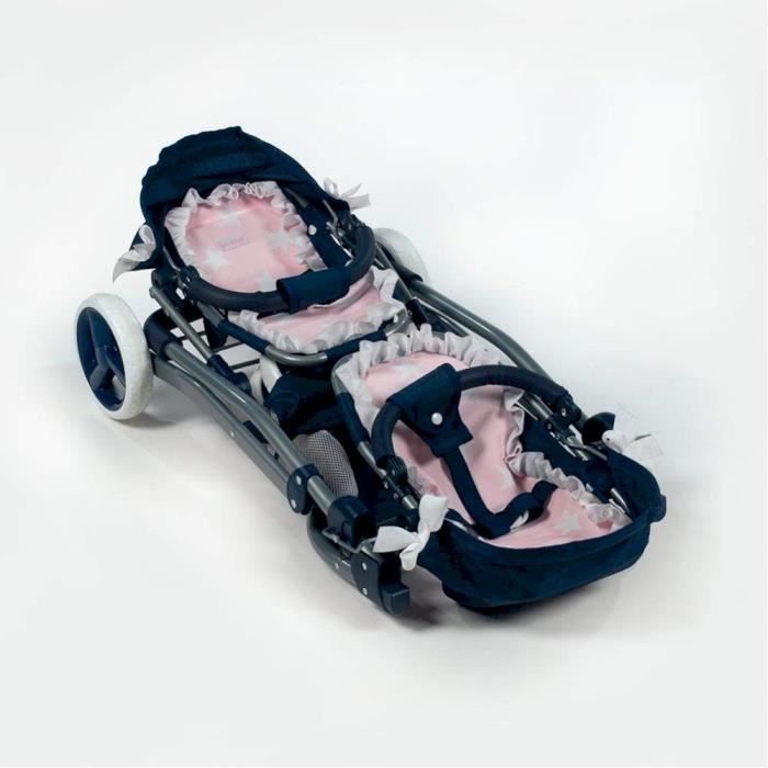 Poussette double pour petite fille hot sale