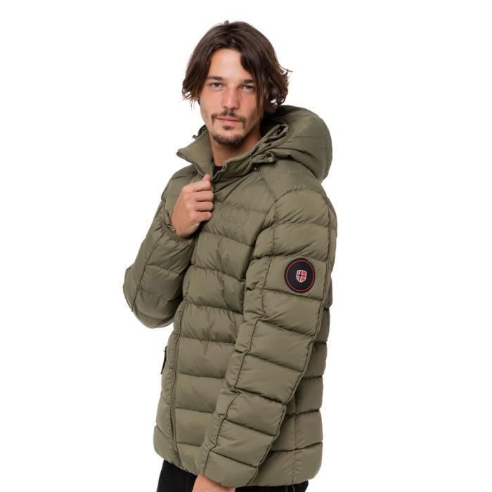 Doudoune GEOGRAPHICAL NORWAY BOUBOU Vert Homme 100 Polyester Vert Cdiscount Pret a Porter