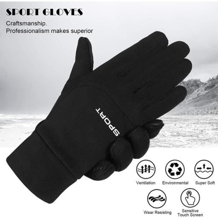 Gants De Cyclisme Enfants Hiver Becellen – Chauds, Antidérapants, écran Tactile, Pour 7-12 Ans