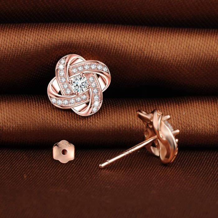 Sofia Milani - Boucles D'oreilles Pour Femme En Argent 925 - Boucles D' Oreilles à Tige