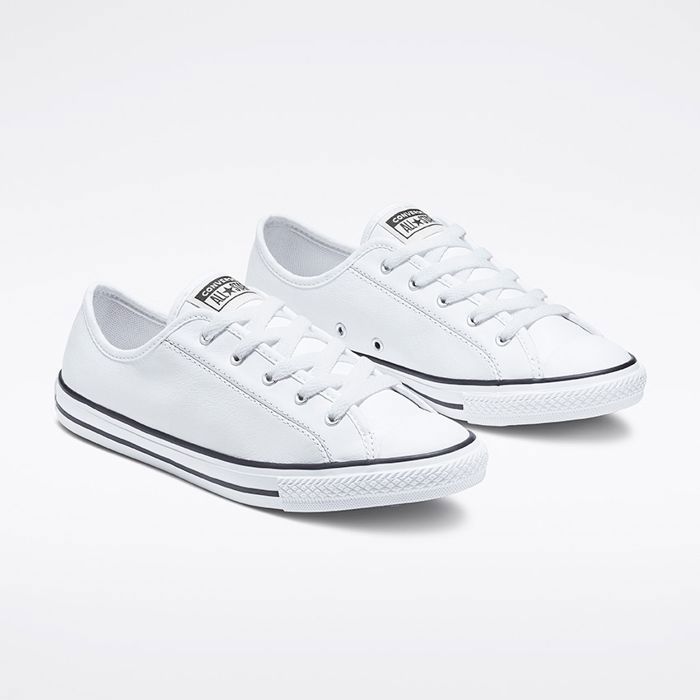Converse all star dainty cuir discount ox w