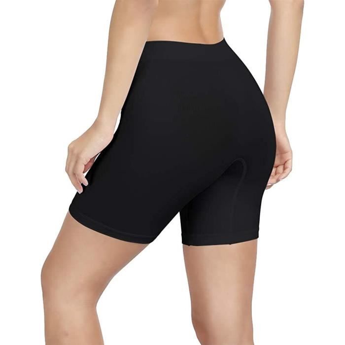 Short Cycliste Femme Short sous Robe Femme Shorty Anti frottement Culotte  Taille Haute Femme Panty Or - Cdiscount Prêt-à-Porter