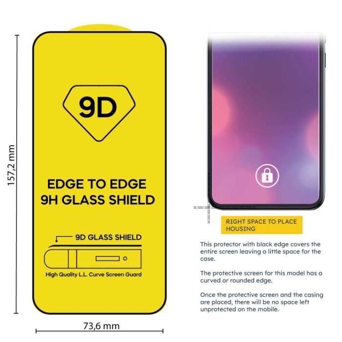 Protecteur d'écran en verre trempé OcioDual Premium pour Samsung