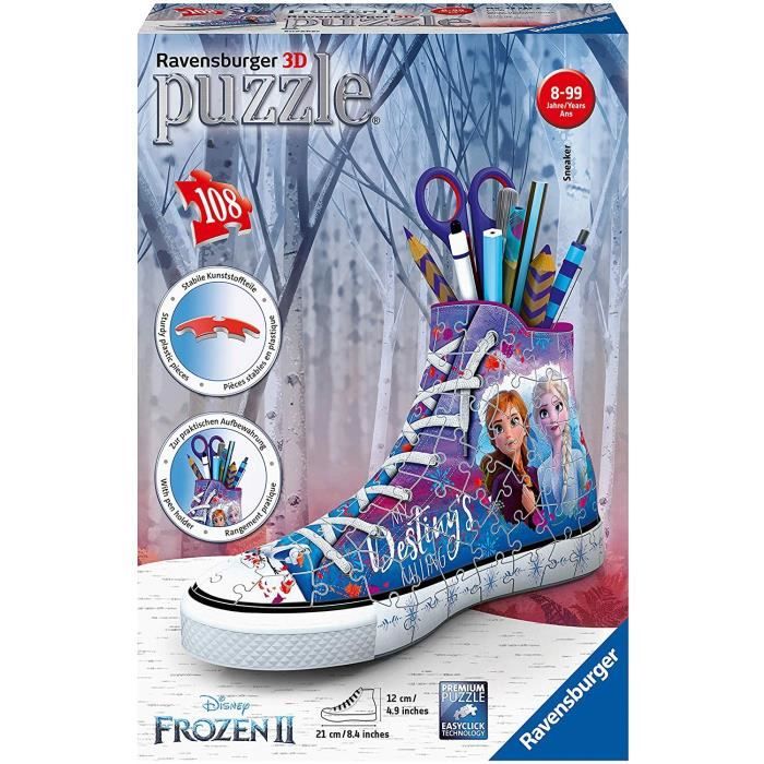 Puzzle 3D Sneaker La Reine des Neiges 2 Ravensburger 108