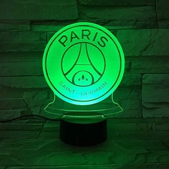 Veilleuse Led Paris Illumination 3D Club De Fc Saint Germain