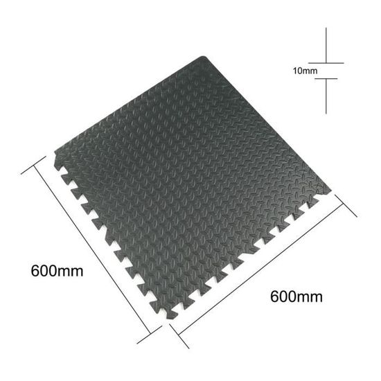 Exterieur Interieur Jardin Piscine Musculation Protection De Sol 60 X 60 X 1 Cm Gym Tapis Puzzle Crossfit Fitem Dalles En Mousse Eva Premium Environnemental Sport Isita Com Mx