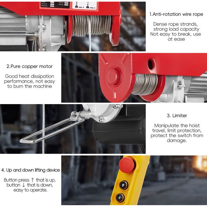 Palans électrique à Chaine, Treuils Manutention - Corderie Weiss