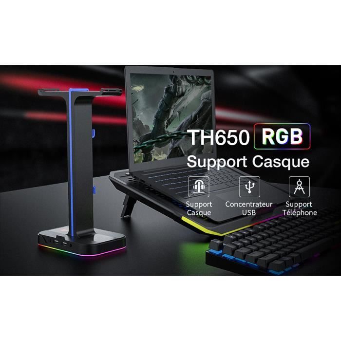 Support Casque RGB