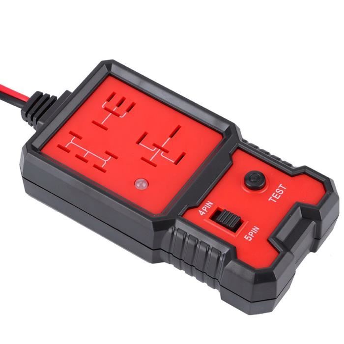 Testeur De Relais Voiture 12V Carrfan - Outil Diagnostic Avec Clips Pour Vérifier Relais Auto