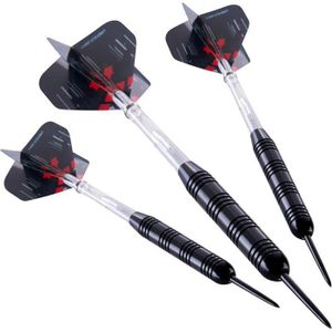 Fléchettes Pointe Acier 24g - Boîte De Transport Incluse - Jeu De Fléchettes
