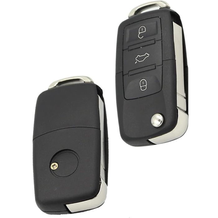 HooRLZ Coque Clé Vw Compatible Pour Vw Golf Mk6 Beetle Caddy Jetta Polo Passat Seat Leon