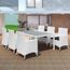 L Ensemble De Mobilier De Salle A Manger En Rotin Compose De 1