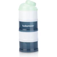Boîtes doseuses de lait en poudre pour bébé - BABYMOOV - Arctic Blue - Empilables et 100% Hermétiques