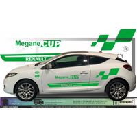 Renault Megane Cup - VERT - Kit Complet  - Tuning Sticker Autocollant Graphic Decals