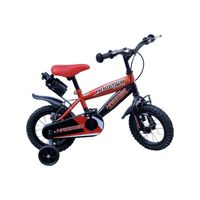 Vélo pour enfant - MEDIA WAVE STORE - Hammer - Cadre en acier - Rouge - 3 à 5 ans
