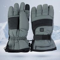 Gants Chauffants pour Hommes et Femmes, Gants d'hiver Fins Thermiques à Batterie Rechargeable électrique, pour Temps Froid Ski