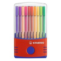 STABILO Pen 68 - ColorParade x lot de 20 feutres de coloriage décor pack rouge
