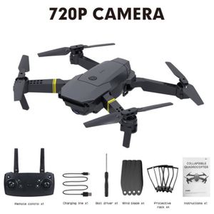 DRONE 720P-Eachine-Drone E58 avec caméra grand angle HD 