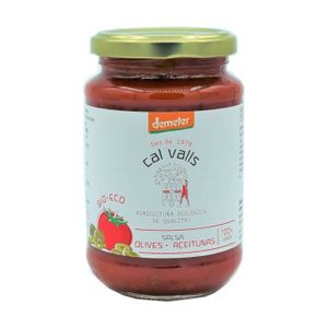 SAUCE CHAUDE CAL VALLS - Sauce tomate aux olives vertes 350 g