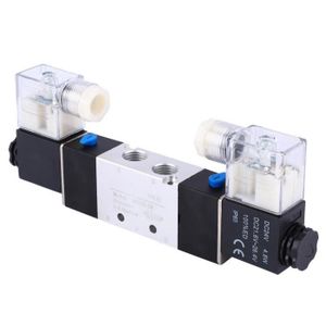 4Electrovanne Electrovanne de commande pour équipement médical Vanne à air électrique Vanne de commutation à bascule 2 positions 5 Port PT1 DC12V