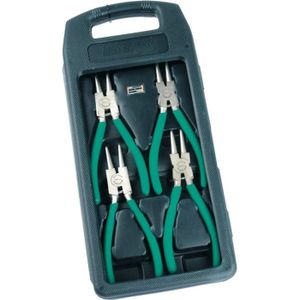 Circlips pince ensemble 10 pièces Anneaux Bagues Anneau élastique pince BGS