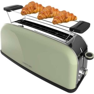 GRILLE-PAIN - TOASTER Grille-Pain Vertical Toastin' Time 850 Green Long,