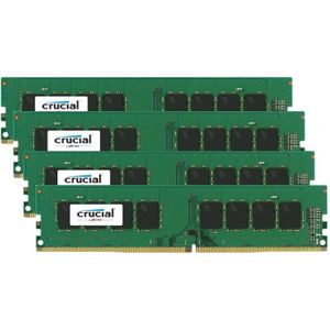 Barrette mémoire RAM DDR4 8192 Mo (8 Go) Crucial PC17066 (2133 Mhz)