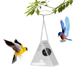 2023 Nouvelle mangeoire à oiseaux avec caméra, mangeoire à oiseaux  suspendue en acrylique intelligente avec caméra vidéo de nuit 1080p et base  pivotante 360, connexion à distance Wifi Wi