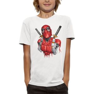 Foolsgoldtshirts Sweat-shirt à capuche Deadpool Marvel pour adultes et enfants