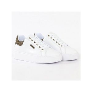 Basket femme Guess Juless blanc et rose. Whipi - Cdiscount Chaussures