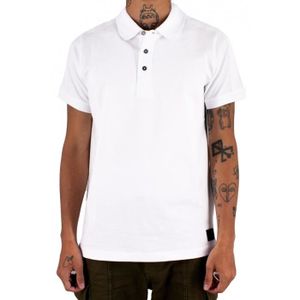 POLO Cerruti 1881 Polo manches courtes uni Balla Blanc 