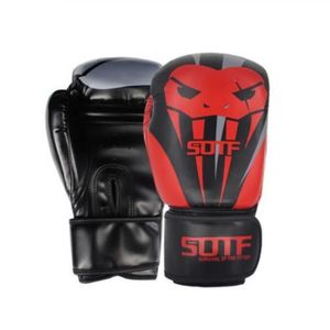 GANTS DE BOXE  combat féroce boxe sport gants en cuir tigre Muay