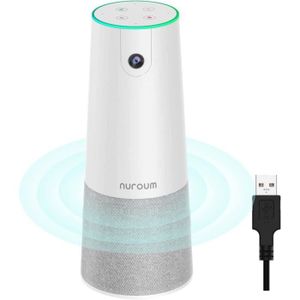 WEBCAM Nuroum Webcam 1080P avec Microphone et Haut-Parleu