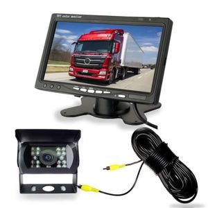 Caméra de recul tracteur 4 caméras écran LCD 9 pouces pour véhicules  utilitaires, camions, remorque, tracteurs, et machines agricoles Veise  DF-966H4364