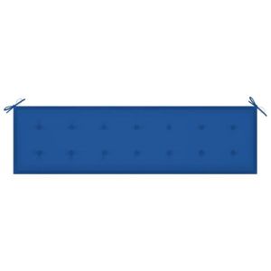 COUSSIN Coussin de banc de jardin de canapés - Bleu royal - 180x50x4 cm - tissu (100 % polyester) KAI