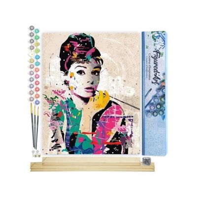 Pipihome Peinture par Numero Adulte, 6 Pièces Peinture à L'huile Sur Toile, Kits de Peinture à Cocktail Rétro par Numéros pour Adultes et Débutants, Kit de Peinture pour Décoration Murale (A