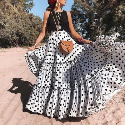Jupe maxi plissée store