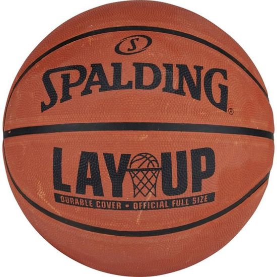 SPALDING Ballon de Basketball LAY UP - Taille 7 -Marron