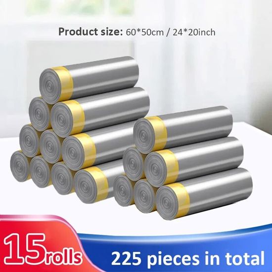 Sacs Poubelle - 100 Sacs Poubelle De Cuisine, Sacs Poubelle Extra Résistants Pour Cuisine